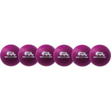 Champion Sports 6 Inch Rhino Skin Low Bounce Dodgeball Set Neon Purple - RXD6NVSET