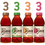 Tejava Assorted Flavors - Peach, Mint, Raspberry, Original Black Tea Bottle - 40280