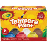 Crayola 6-color Tempera Paint - 541997