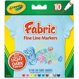 Crayola Bright Fabric Markers - 588626