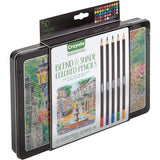 Crayola 50 Count Signature Blend & Shade Colored Pencils In Decorative Tin - 68-2005
