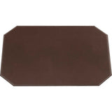 Dacasso Brown Leatherette 17" X 12" Placemat - H3348