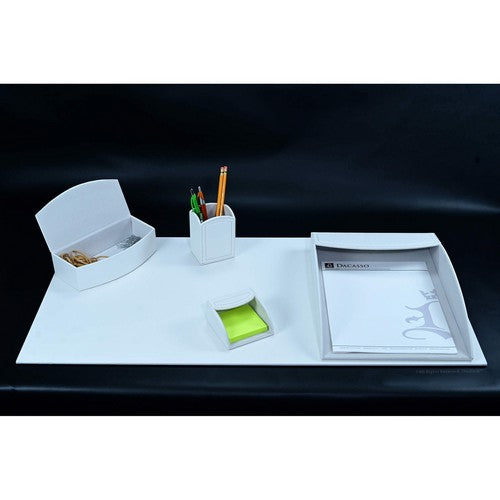 Dacasso 5-piece Home/Office Leather Desk Accessory Set - K7002