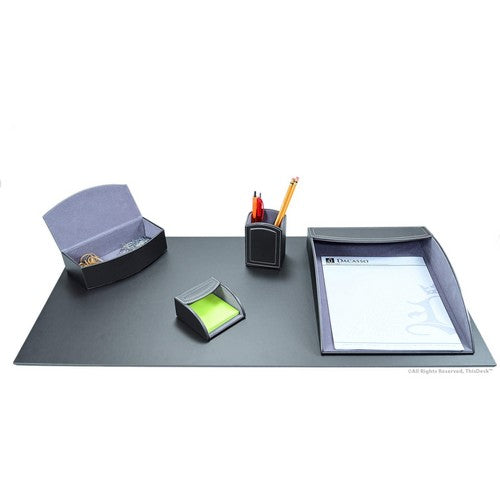 Dacasso 5-piece Home/Office Leather Desk Accessory Set - K7502