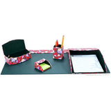 Dacasso 5-piece Home/Office Leather Desk Accessory Set - K8202