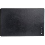 Dacasso 30x19 Black Leather Desk Mat with out Rails - P1018