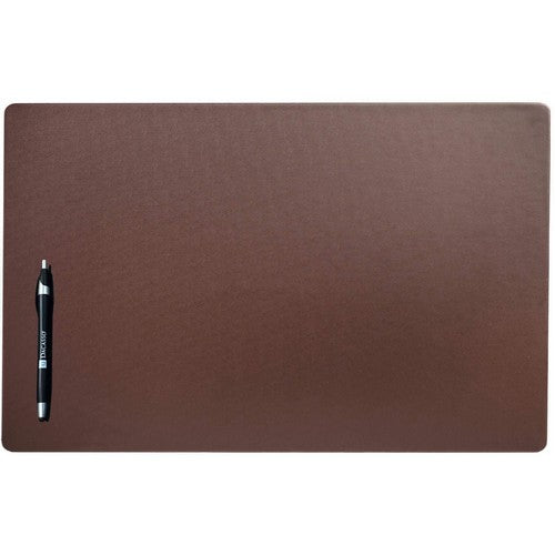 Dacasso Chocolate Brown Leatherette 22" x 14" Conference Pad - P3457