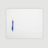 Dacasso White Leatherette 17" x 14" Conference Pad - P4415