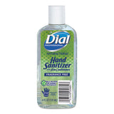 Dial Professional Antibacterial with Moisturizers Gel Hand Sanitizer, 4 oz Flip-Top Bottle, Fragrance-Free, 24/Carton