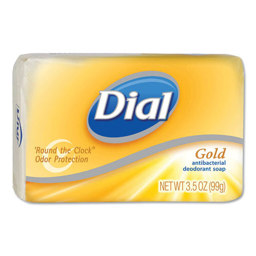 Dial Antibacterial Deodorant Bar Soap, Pleasant Scent, 4 oz, 72/Carton