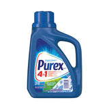 Purex Liquid Laundry Detergent, Mountain Breeze, 50 oz Bottle, 6/Carton