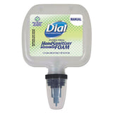 Dial Professional Antibacterial Foam Hand Sanitizer, 1.2 L Refill, Fragrance-Free, 3/Carton