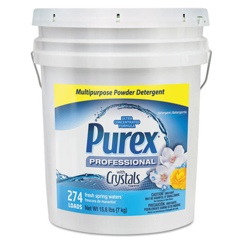 Purex Dry Detergent, Fresh Spring Waters, Powder, 15.6 lb. Pail g Waters