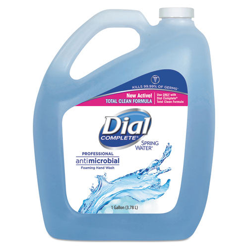 Dial Professional Antibacterial Foaming Hand Wash, Spring Water, 1 gal