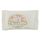Hotello Bar Soap, Mild Scent, # 1 1/2, Individually Wrapped, 500/Carton
