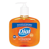 Dial Professional Gold Antibacterial Liquid Hand Soap, Floral, 16 oz Pump, 12/Carton