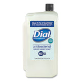 Dial Professional Antibacterial Liquid Hand Soap with Moisturizers Refill for 1 L Liquid Dispenser, Pleasant, 1 L, 8/Carton