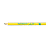 Dixon Ticonderoga Laddie Woodcase Pencil, HB (#2), Black Lead, Yellow Barrel, Dozen