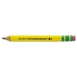 Ticonderoga Golf Pencils, HB (#2), Black Lead, Yellow Barrel, 72/Box