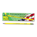 Ticonderoga Pencils, B (#1), Black Lead, Yellow Barrel, Dozen