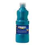 Prang Ready-to-Use Tempera Paint, Turquoise Blue, 16 oz Dispenser-Cap Bottle