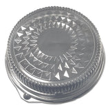 Durable Packaging Dome Lids for 12" Cater Trays, 12" Diameter x 2.5"h, Silver, 50/Carton