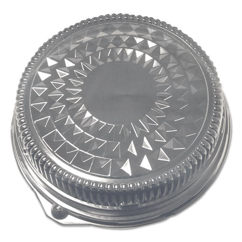 Durable Packaging Dome Lids for 16" Cater Trays, 16" Diameter x 2.5"h, Clear, 50/Carton