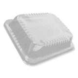 Durable Packaging Dome Lids for 12.63 x 10.5 Oblong Containers, 2.5" Half Size Steam Table Pan Lid, High Dome, Clear, 100/Carton