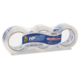 Duck HP260 Packaging Tape, 3" Core, 1.88" x 60 yds, Clear, 3/Pack