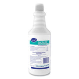 Diversey Crew Neutral Non-Acid Bowl and Bathroom Disinfectant, 32 oz Squeeze Bottle, 12/Carton