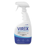 Diversey Virex All-Purpose Disinfectant Cleaner, Citrus Scent, 32 oz Spray Bottle, 8/Carton