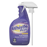 Diversey Whistle Plus Professional Multi-Purpose Cleaner/Degreaser, Citrus, 32 oz Spray Bottle, 4/Carton