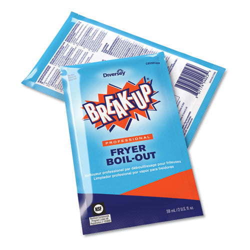 BREAK-UP Fryer Boil-Out, Ready to Use, 2 oz Packet, 36/Carton