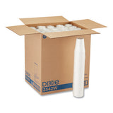 Dixie Paper Hot Cups, 12 oz, White, 50/Sleeve, 20 Sleeves/Carton