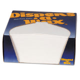 Dixie Dispens-A-Wax Waxed Deli Patty Paper, 4.75 x 5, White, 1,000/Box