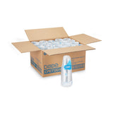 Dixie Clear Plastic PETE Cups, 12 oz, 25/Sleeve, 20 Sleeves/Carton