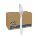 Dixie SmartStock Plastic Cutlery Refill, Fork, Natural, 40 Pack, 24 Packs/Carton