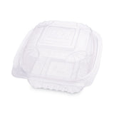 Eco-Products Clear Clamshell Hinged Food Containers, 6 x 6 x 3, 80/Pack, 3 Packs/Carton