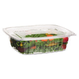 Eco-Products Renewable and Compostable Rectangular Deli Containers, 48 oz, 8 x 6 x 2, Clear, 50/Pack, 4 Packs/Carton