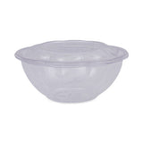 Eco-Products Renewable and Compostable Salad Bowls with Lids, 24 oz, Clear, 50/Pack, 3 Packs/Carton