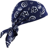 Chill-Its 6710CT Evaporative Cooling Bandana Triangle Hat - 12584