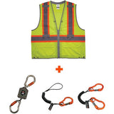 GloWear 8231TVK Hi-Vis Tool Tethering Safety Vest Kit - Class 2 - 24185