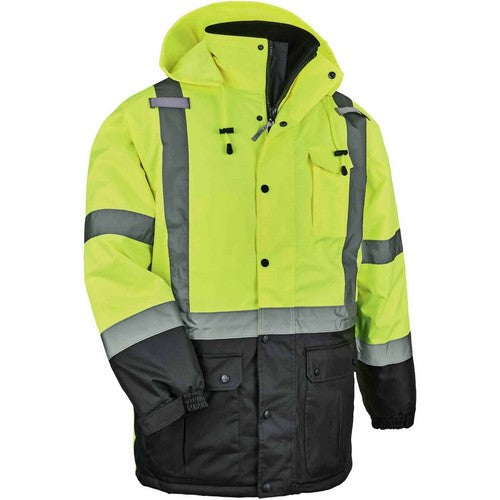 GloWear 8384 Type R Class 3 Hi-Vis Quilted Thermal Parka - 25562