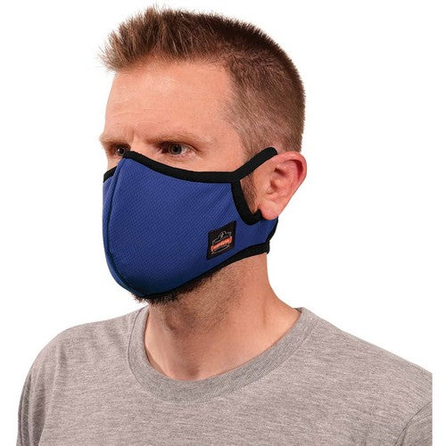 Skullerz 8802F(x) S/M Blue Contoured Face Mask with Filter - 48841