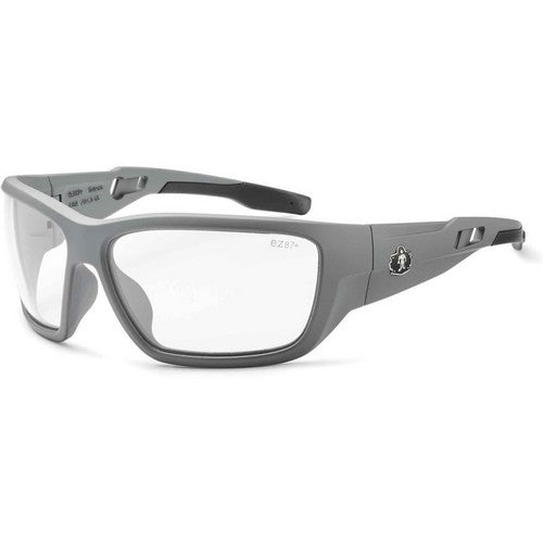Skullerz BALDR Anti-Fog Clear Lens Matte Gray Safety Glasses - 57103