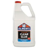 Elmer's Clear Glue, 1 gal, Dries Clear