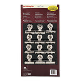 X-ACTO Bulldog Magnetic Clips, 0.5", Nickel-Plated, Silver, 12/Box