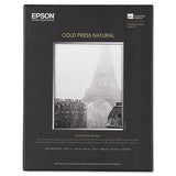 Epson Cold Press Fine Art Paper, 19 mil, 8.5 x 11, Textured Matte Natural, 25/Pack