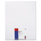 Epson Cold Press Bright Fine Art Paper, 21 mil, 17 x 22, Textured Matte White, 25/Pack