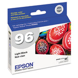 Epson T096720 (96) Ink, 450 Page-Yield, Light Black